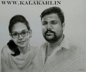 photo to couple sketch