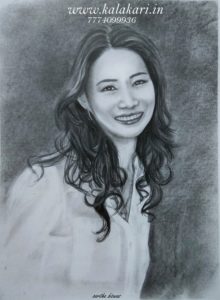 black-and-white pencil art