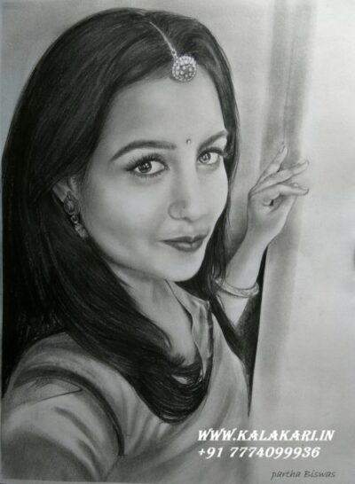 Pencil sketch handmade at kalakari.in