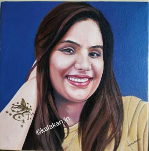 Custom acrylic painting gift