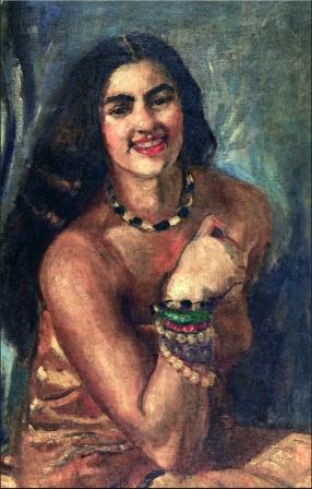 Famous Indian Portrait Artists Amrita She Gil Paintings