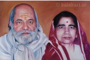 acrylic painting couple