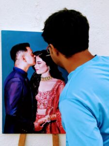 Painting wedding gifts