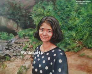 oil vs watercolor vs acrylic portrait