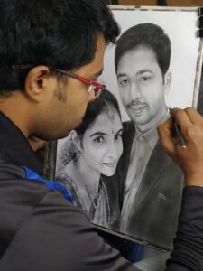 handmade pencil sketch