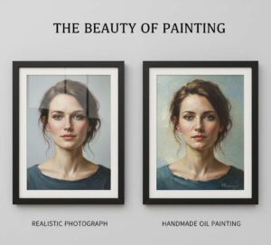 custom portrait painting India