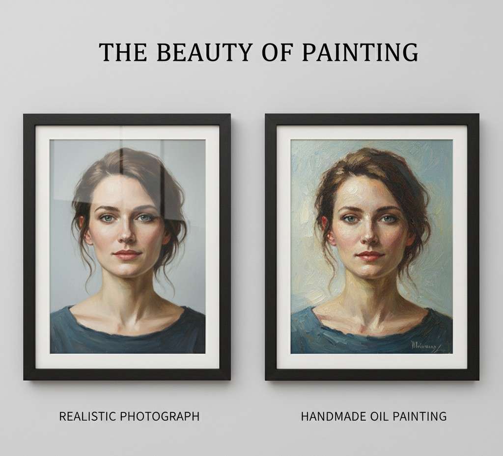 custom portrait painting India