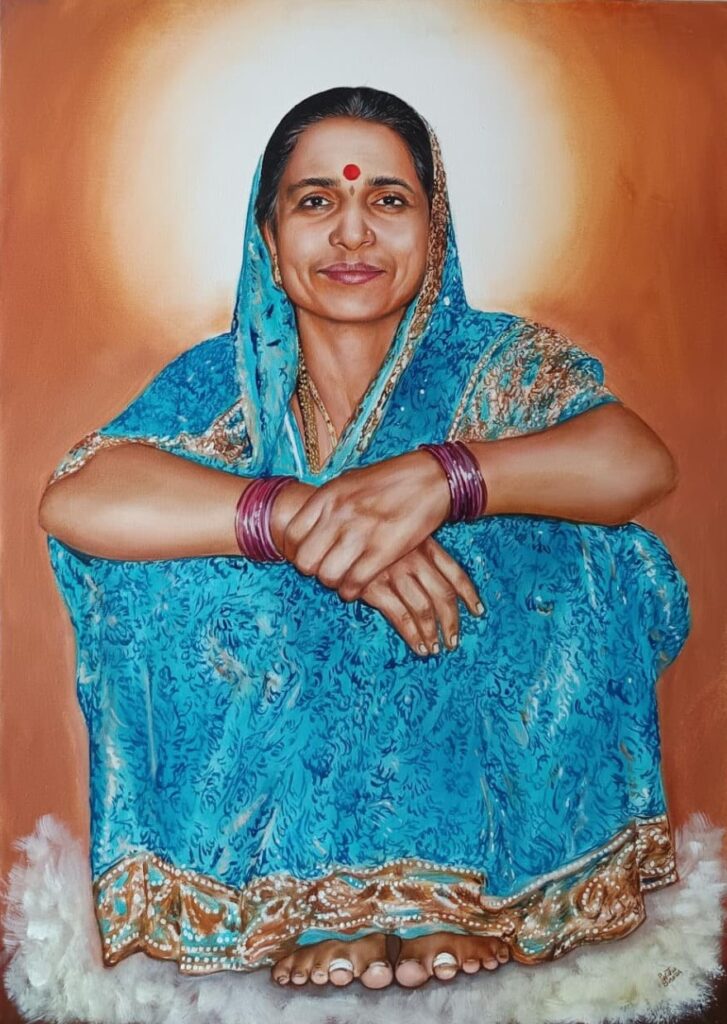 Acrylic Portrait Painting from Photo – Handmade Art