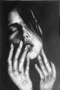 Charcoal Sketch a feel and emotion