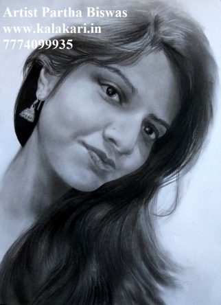 charcoal painting