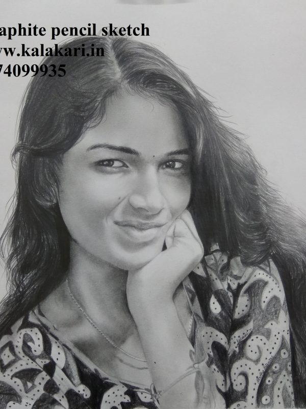 Gift Handmade Portraitsturn Photo Into Pencil Sketch